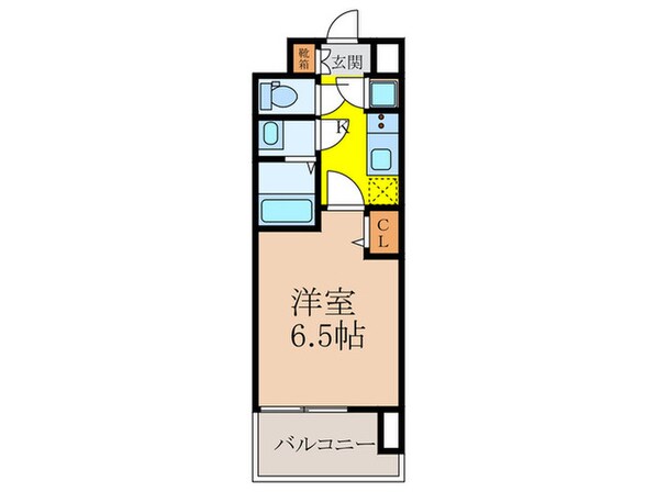 レジュールアッシュ三国本町の物件間取画像